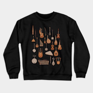 String Musical Instruments Crewneck Sweatshirt